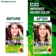 Garnier Nutrisse Permanent Hair Dye Dark Brown 4
