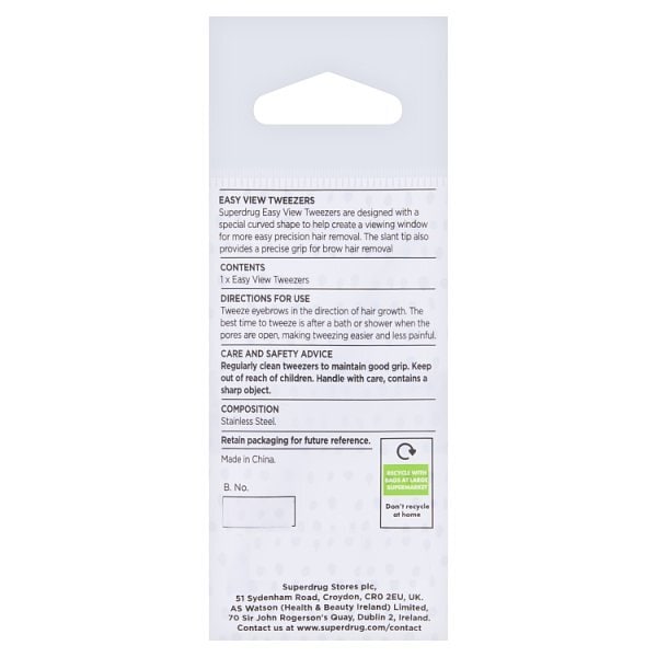 Superdrug Easy View Tweezers