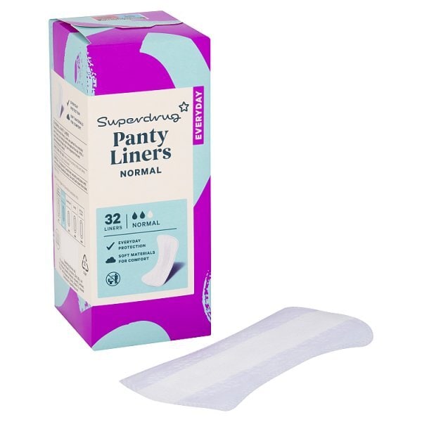 Superdrug Normal Pantyliner x32