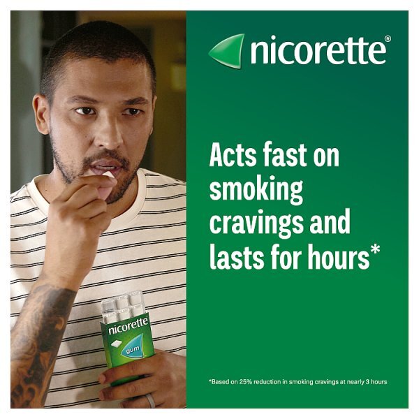 Nicorette Freshmint 4mg Nicotine Gum 105s (Stop Smoking)