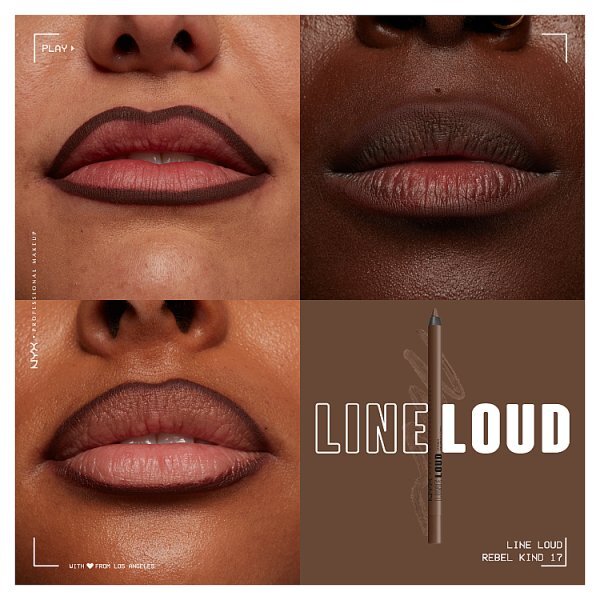 NYX Professional Makeup Line Loud Lip Liner Rebel Kind