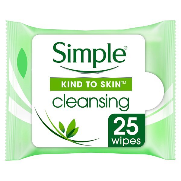 Simple Kind to Skin Cleansing Facial Wipes 25 Wipes
