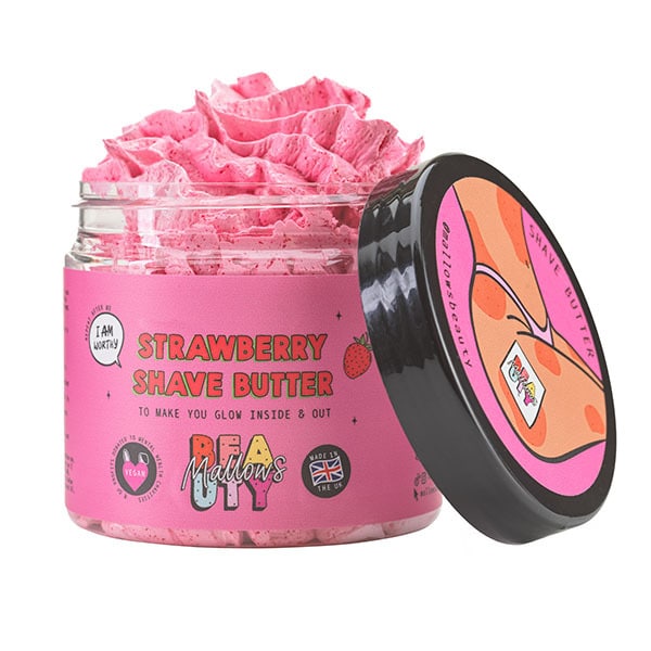 Mallows Beauty Strawberry Shave Butter 100G