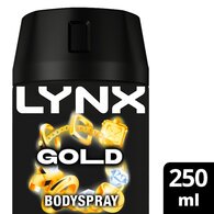 Lynx Aerosol Bodyspray Xxl Gold 250ml
