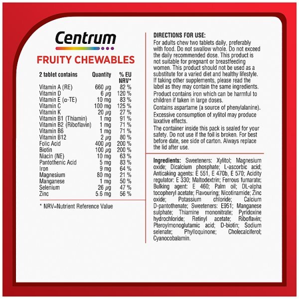 Centrum Advance Multivitamins - 30 Tablets