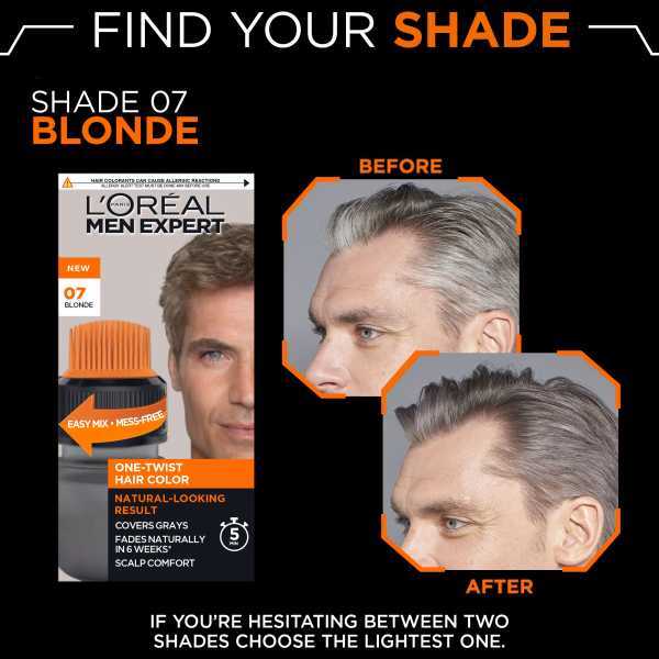 L'Oreal Men Expert Semi-Permanent Hair Colour 07 Blonde