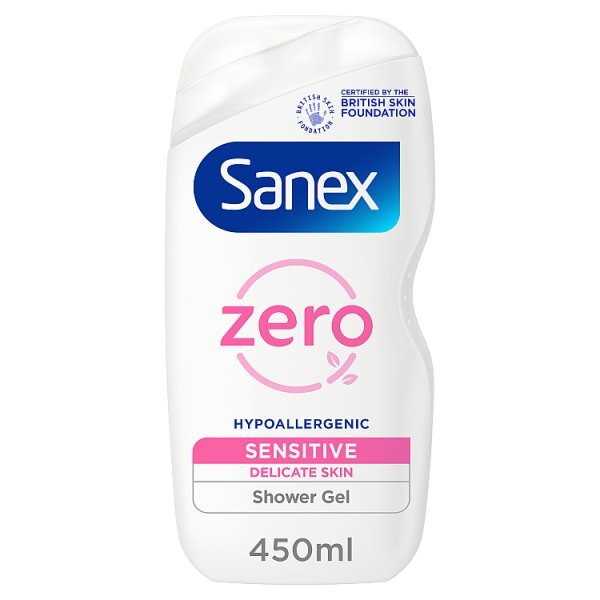 Sanex Zero % Sensitive Skin Shower Gel 450ml