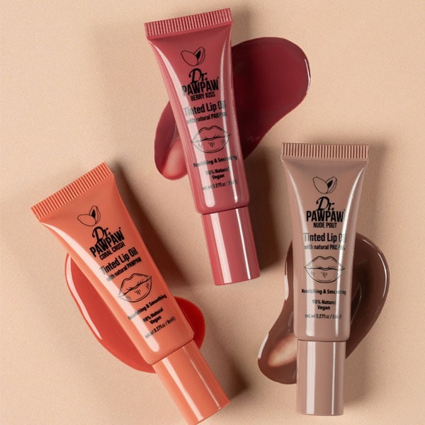 Dr. Pawpaw Nude Lip Oil Trio Multipack