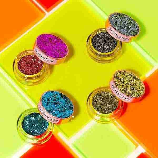 DNR Revolution Viva Glitter Body Balm Pot Teal Time