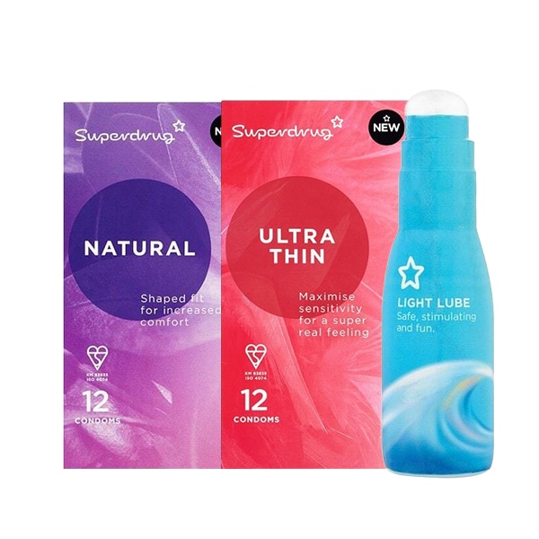 Superdrug Condoms & Lube Bundle