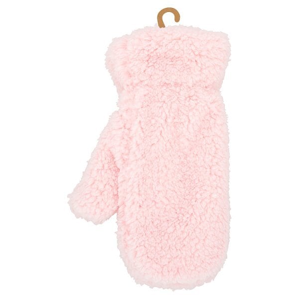 Superdrug Gloves Pink Teddy