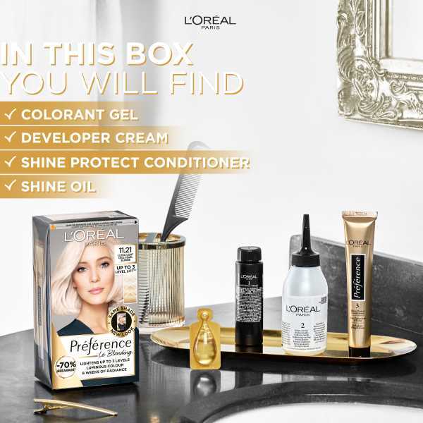 DNRAD Preference Infinia 11.21 Light Pearl Blonde Hair Dye