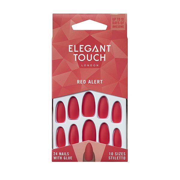 Elegant Touch False Nails Core Polish Red Alert