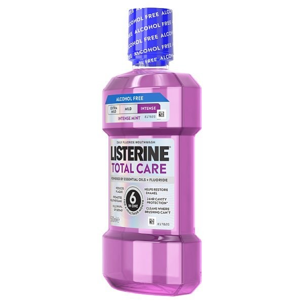 Listerine Total Care Intense Alcohol Free Mouthwash 500Ml