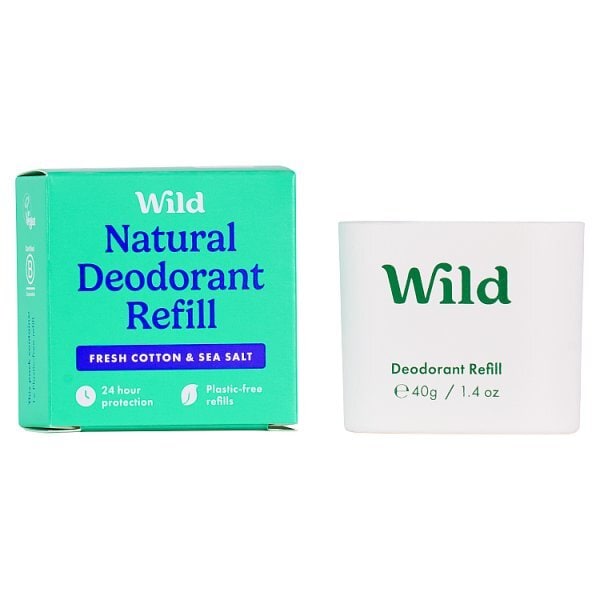 Wild Cotton & Sea Salt Deodorant Refill 40g