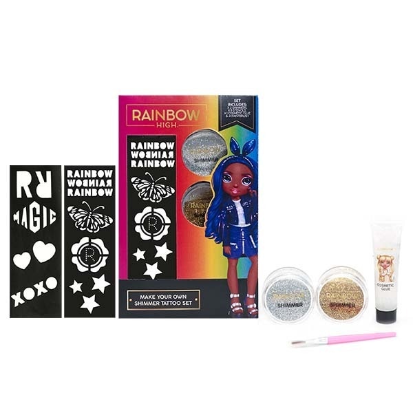 Rainbow High Make Your Own Shimmer Tattoo Set