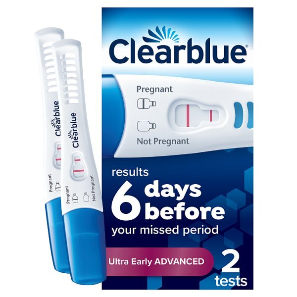Clearblue Visual Early Advanced Stick Pregnancy 2Ct Csx30