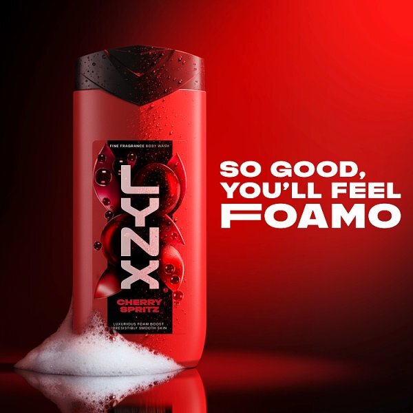 Lynx Fine Fragrance Collection Cherry Spritz Premium Body Wash 400 ml