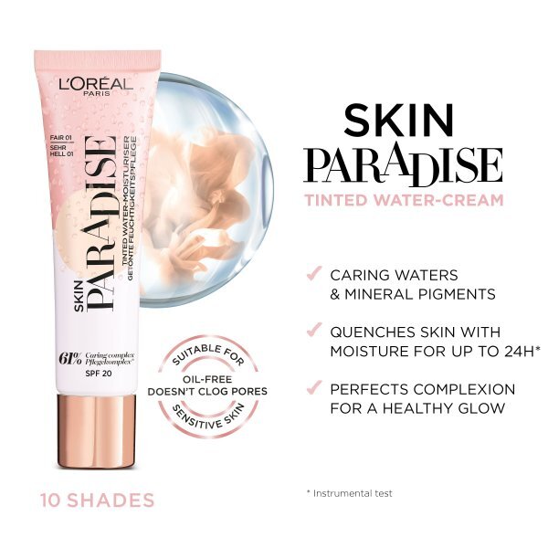 L'Oreal Paris Skin Paradise Tinted Water-Cream Medium 01