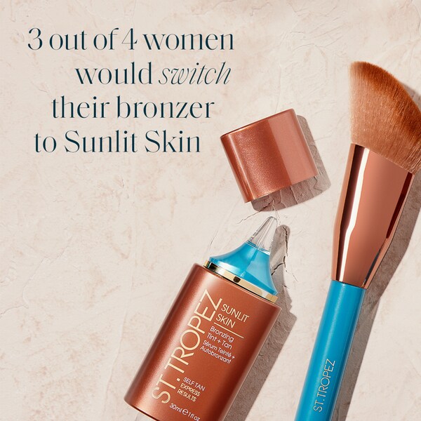 St Tropez Express Sunlit Face Tint + Tan 30ml