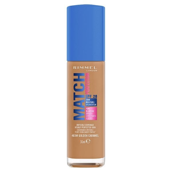 Rimmel Match Perfection Foundation 403W Golden Caramel SPF20