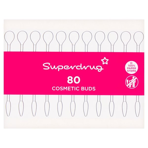 Superdrug Cotton Paper Buds x80