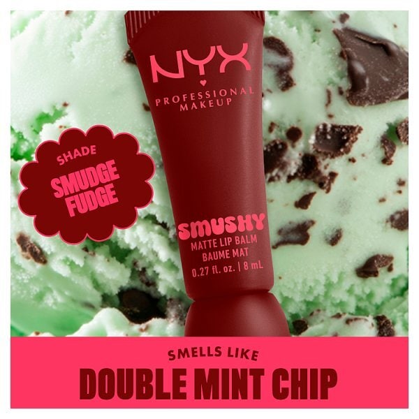 NYX Professional Makeup Smushy Matte Lip Balm Smudge Fudge
