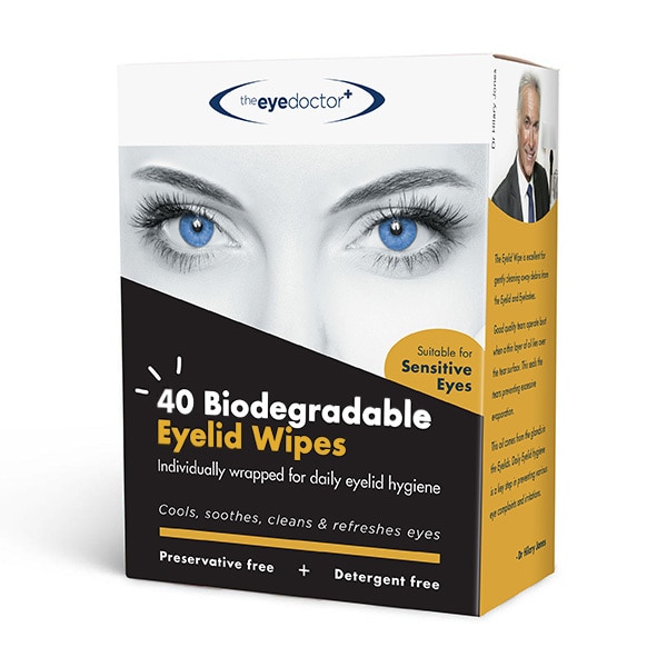 The Eye Doctor Eye Lid Wipes - 40'S Pack