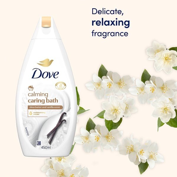 Dove Calming Shea Butter & Vanilla Bath Soak 450ml