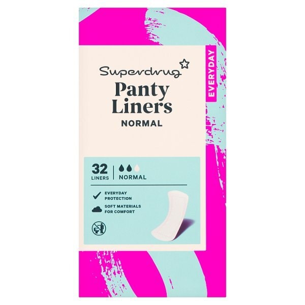 Superdrug Normal Pantyliner x32