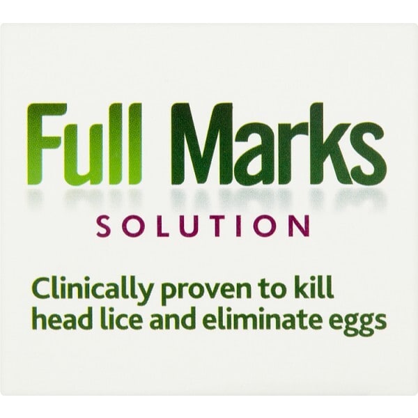 Full Marks Head Lice Removal Treatment with Nit Comb 200ml