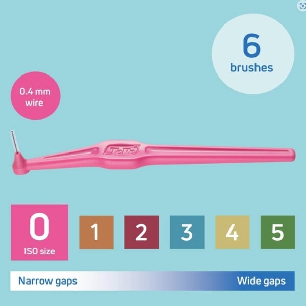 Tepe Angle Interdental Brush Pink