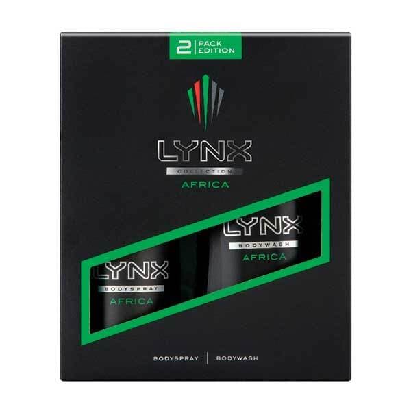 Lynx Africa Duo Body Spray & Body Wash Gift Set
