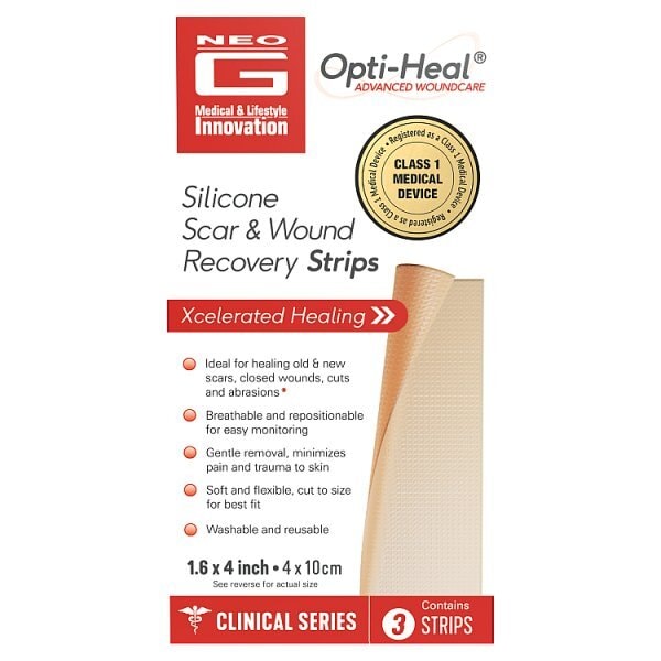 Neo G Opti-Heal Silicone Wound & Scar Recovery Strips