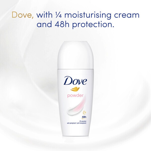 Dove Women Antiperspirant Deodorant Roll on Powder 50ml