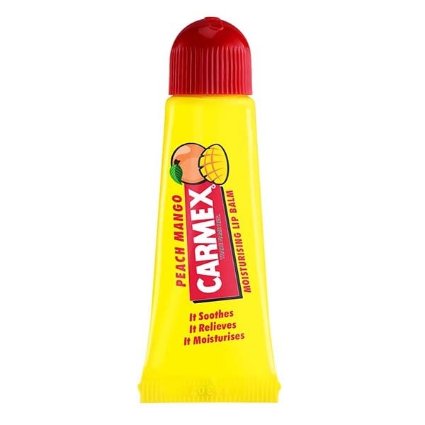 Carmex Peach And Mango Lip Balm 10g Tube