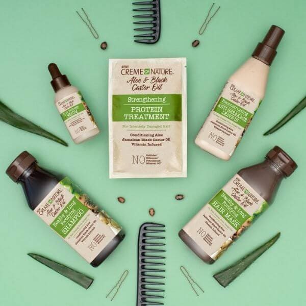 Crème of Nature Aloe & Black Castor Oil Fortifying Hair Mask