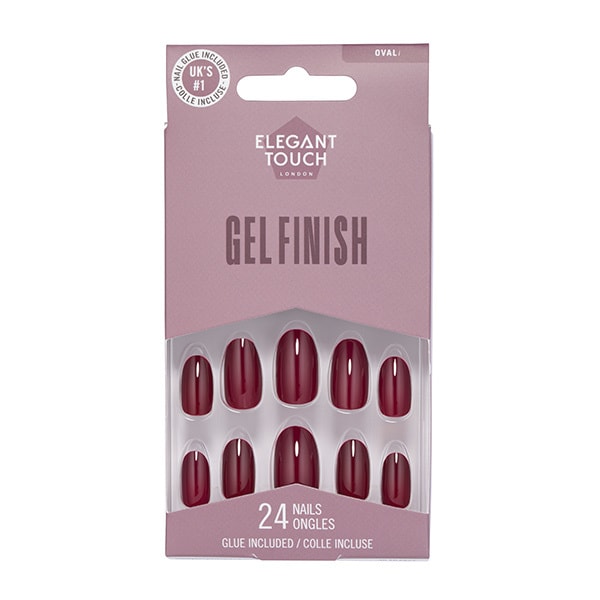 Elegant Touch Core Polish Black Cherry False Nails