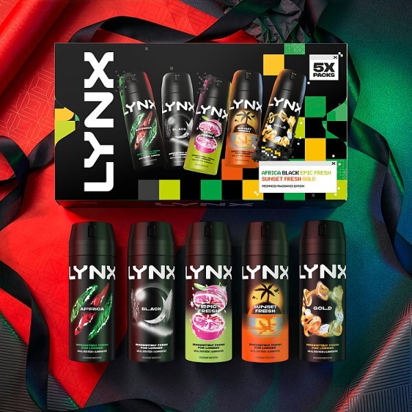 Lynx 5 Body Spray Christmas Gift Set
