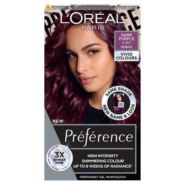 Preference Vivids (Colorista) Hair Dye Rose Dark Purple 4.26