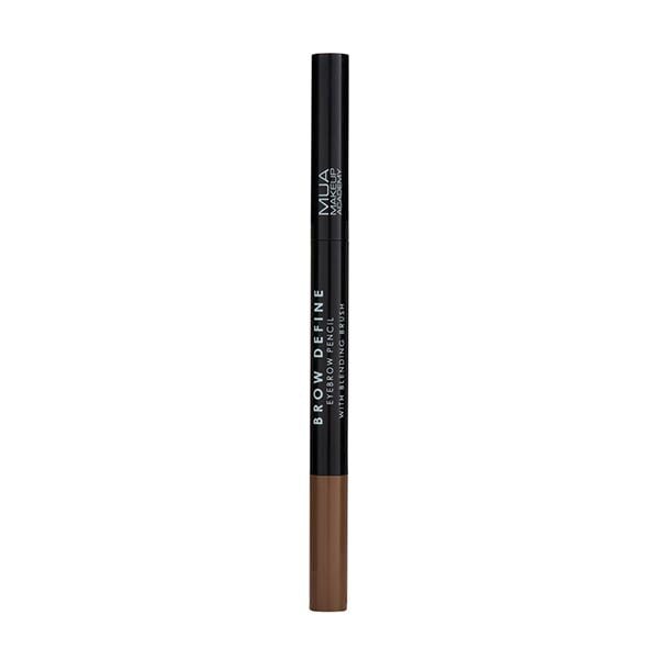 MUA Brow Define Brow Pencil and Blending Brush Med Brown 004