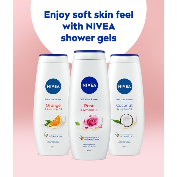 NIVEA SHOWER ROSE 500ML