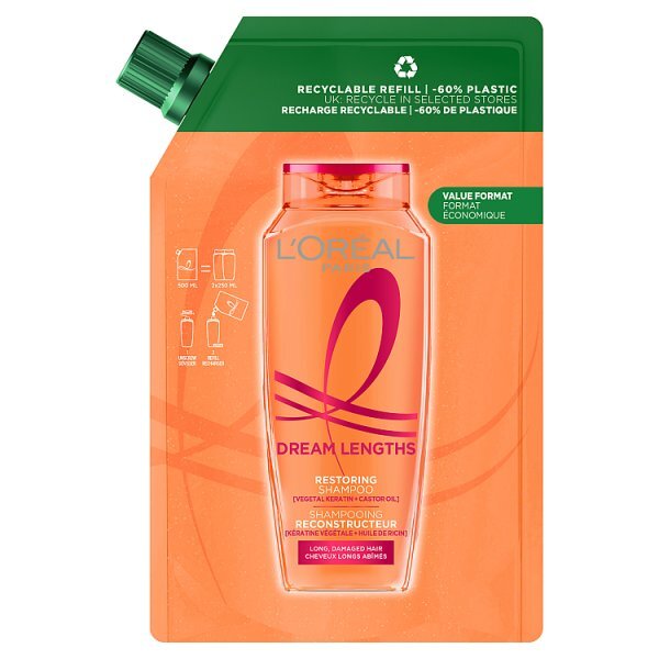 L'Oréal Paris Elvive Dream Lengths Shampoo Refill 500ml