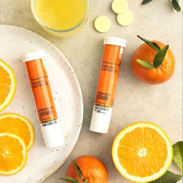 Superdrug Vitamin C & Zinc Effervescent x 20