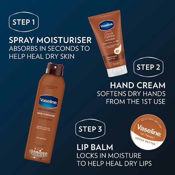 Vaseline Lip Therapy Lip Balm tin cocoa butter 20g