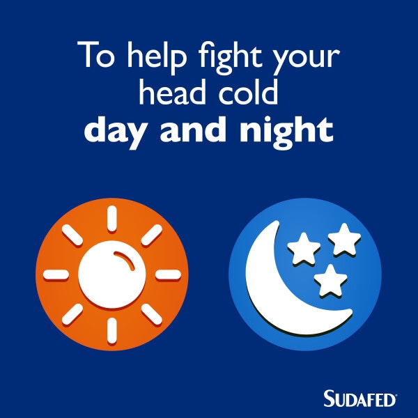 Sudafed Congestion/Headache Relief Day&Night