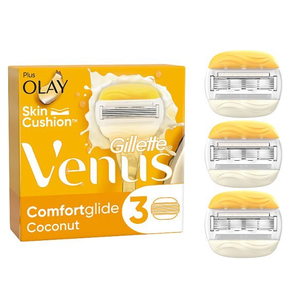 Venus Comfortglide Coconut plus Olay Razor Blades x3