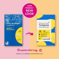 Superdrug Regular Non Applicator Tampons x32