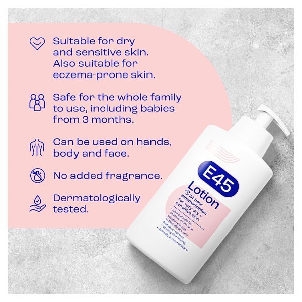 E45 Moisturising Body Lotion 500ml