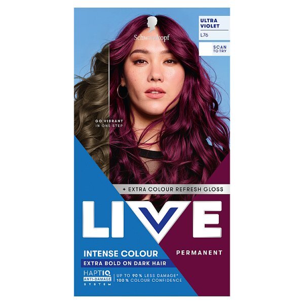 Schwarzkopf LIVE L76 Ultra Violet Permanent Hair Dye